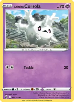 Carta Galarian Corsola
