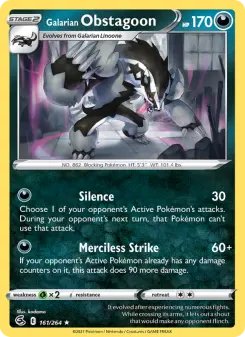 Carta Galarian Obstagoon