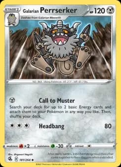 Carta Galarian Perrserker