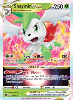 Carta Shaymin VSTAR