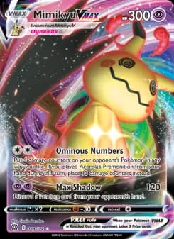 Carta Mimikyu VMAX