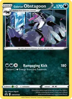 Carta Galarian Obstagoon