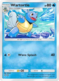 Carta Wartortle