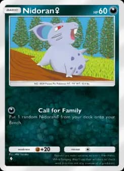 Carta Nidoran♀