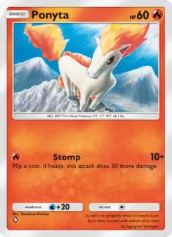 Carta Ponyta