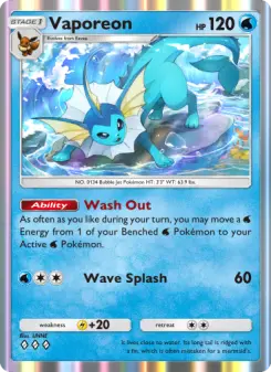 Carta Vaporeon