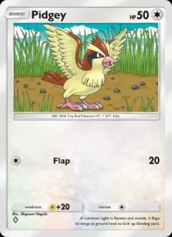 Carta Pidgey