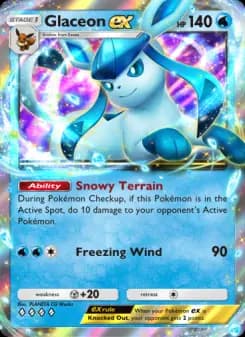 Carta Glaceon ex