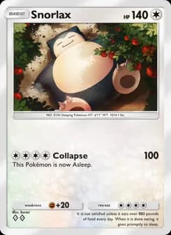 Carta Snorlax