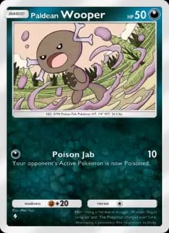 Carta Paldean Wooper