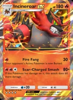 Carta Incineroar ex
