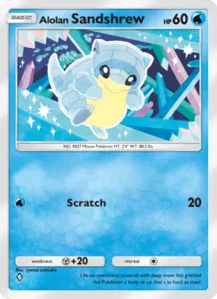 Carta Alolan Sandshrew