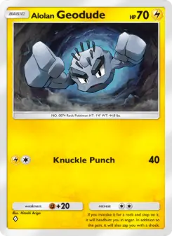 Carta Alolan Geodude