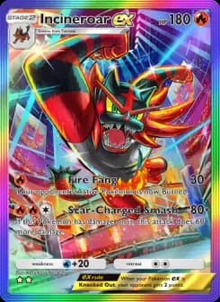 Carta Incineroar ex