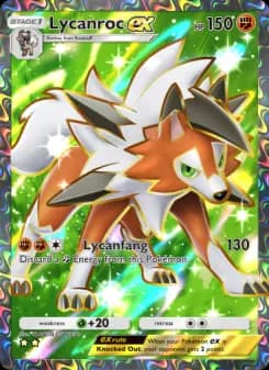 Carta Lycanroc ex