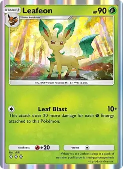 Carta Leafeon