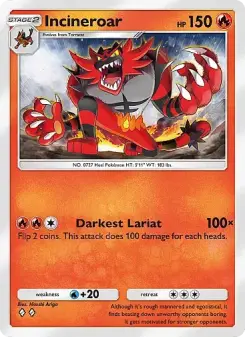 Carta Incineroar