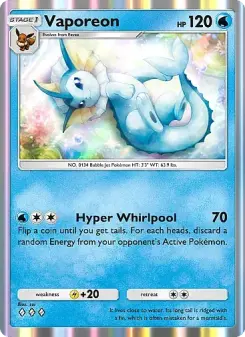 Carta Vaporeon