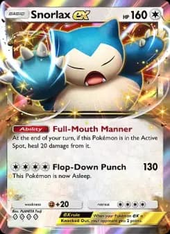 Carta Snorlax ex