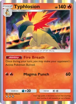 Carta Typhlosion