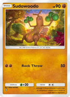 Carta Sudowoodo