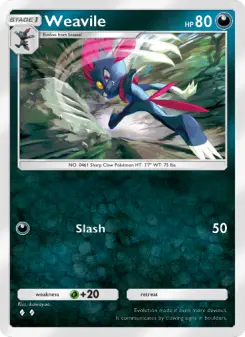 Carta Weavile