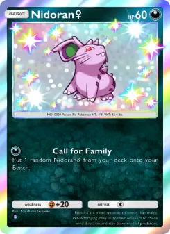 Carta Nidoran♀