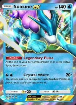 Carta Suicune ex