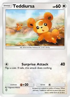 Carta Teddiursa