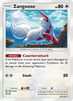 Carta Zangoose