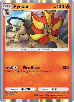 Carta Pyroar