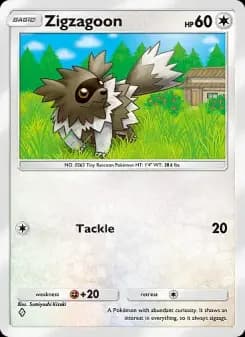 Carta Zigzagoon