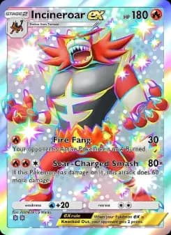 Carta Incineroar ex