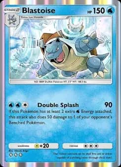 Carta Blastoise