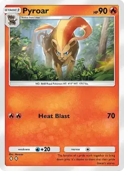 Carta Pyroar