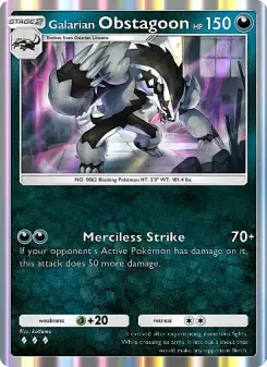 Carta Galarian Obstagoon