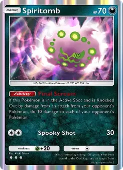 Carta Spiritomb