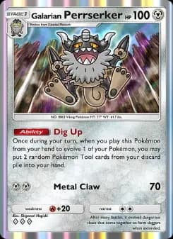 Carta Galarian Perrserker