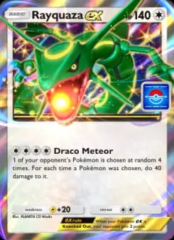 Carta Rayquaza ex