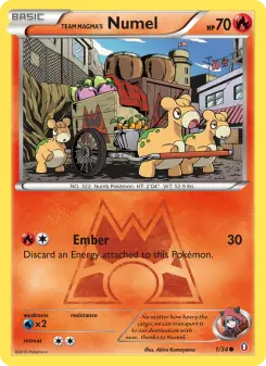 Carta Team Magma's Numel