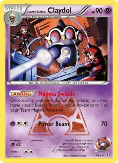 Carta Team Magma's Claydol