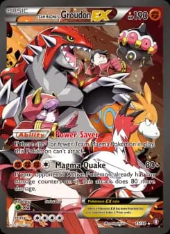 Carta Team Magma's Groudon EX