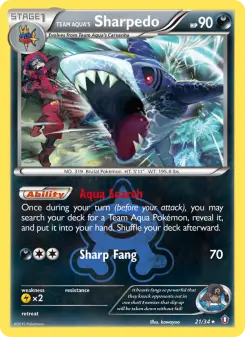 Carta Team Aqua's Sharpedo