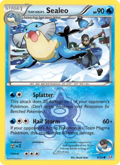 Carta Team Aqua's Sealeo