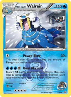 Carta Team Aqua's Walrein