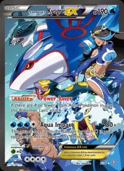Carta Team Aqua's Kyogre EX