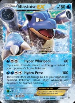 Carta Blastoise EX