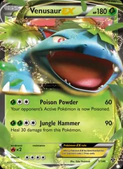 Carta Venusaur EX