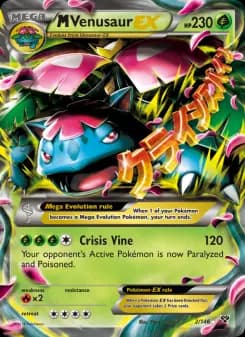 Carta M Venusaur EX