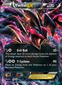 Carta Yveltal EX